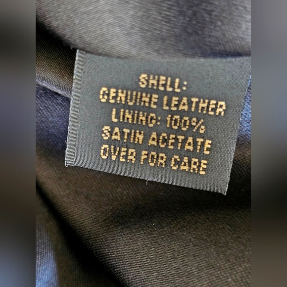 Marvin Richard's Genuine Leather Coat with Accent Fur in S. Beautiful! - Picture 10 of 10